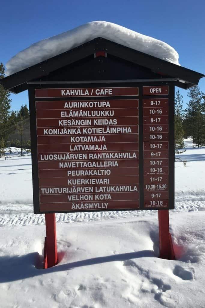 Things to do in Ylläs ski resort - visit wilderness cafes