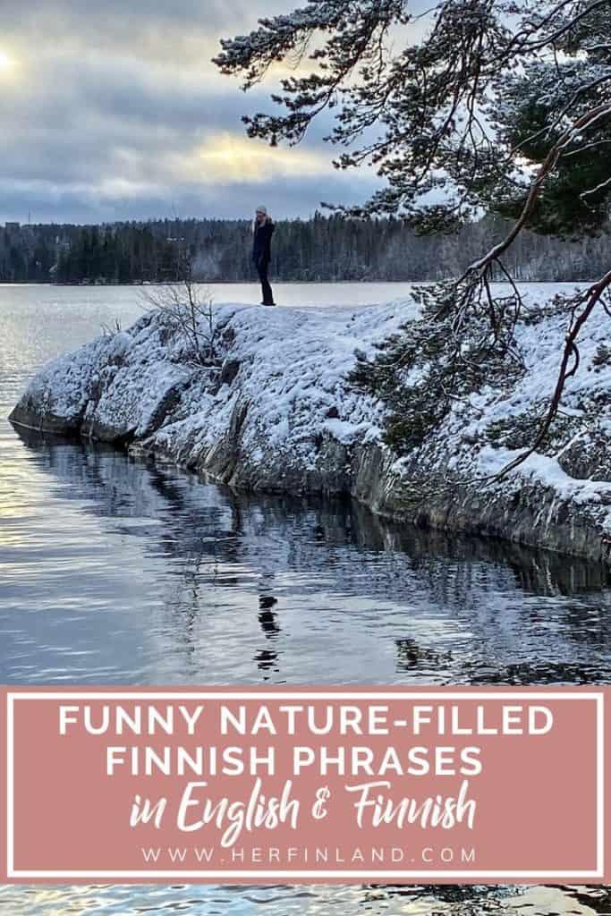 Finnish sayings that include nature