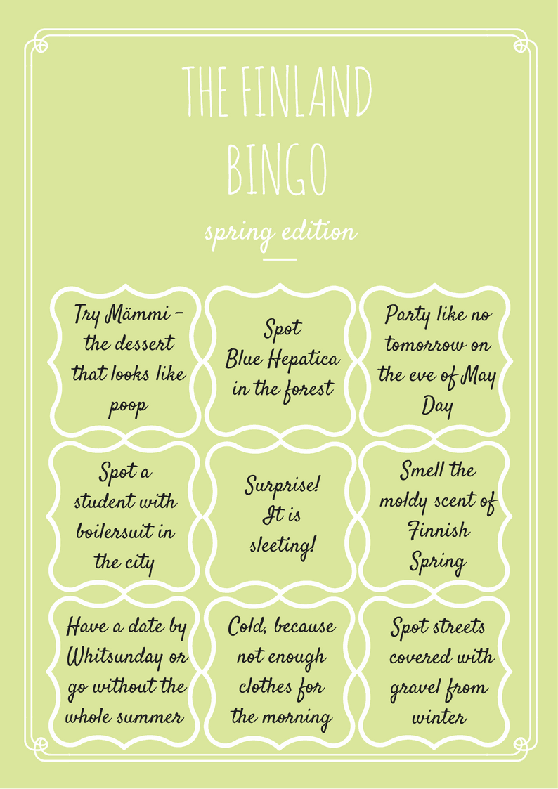 Travel Game for Spring Finland – Free Printable!