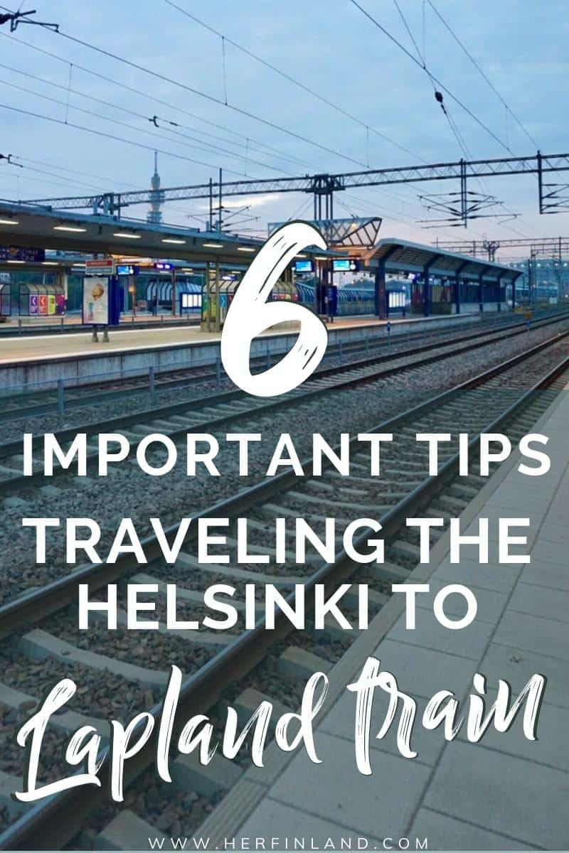 Helsinki to Lapland train is a fantastic way to travel Lapland!