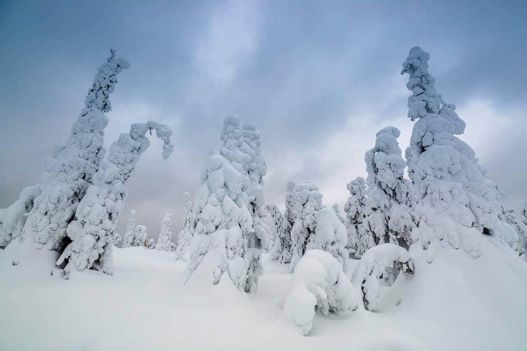 lapland pictures crown snow by Her Finland blog