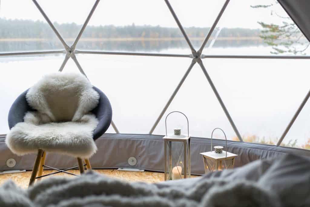 Glass igloos offer spectacular views in Finland by Her Finland blog