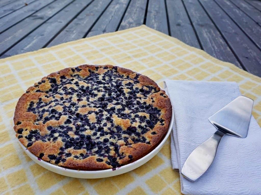 Finnish blueberry pie and easy recipe for it! By Her Finland blog