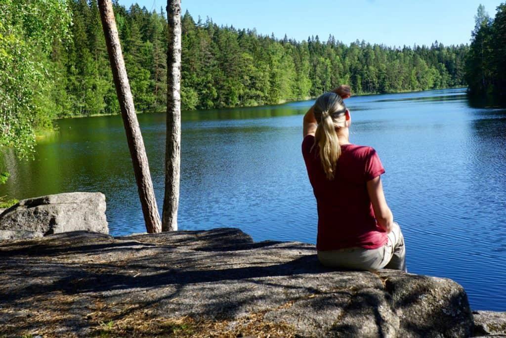 hiking in nuuksio national park