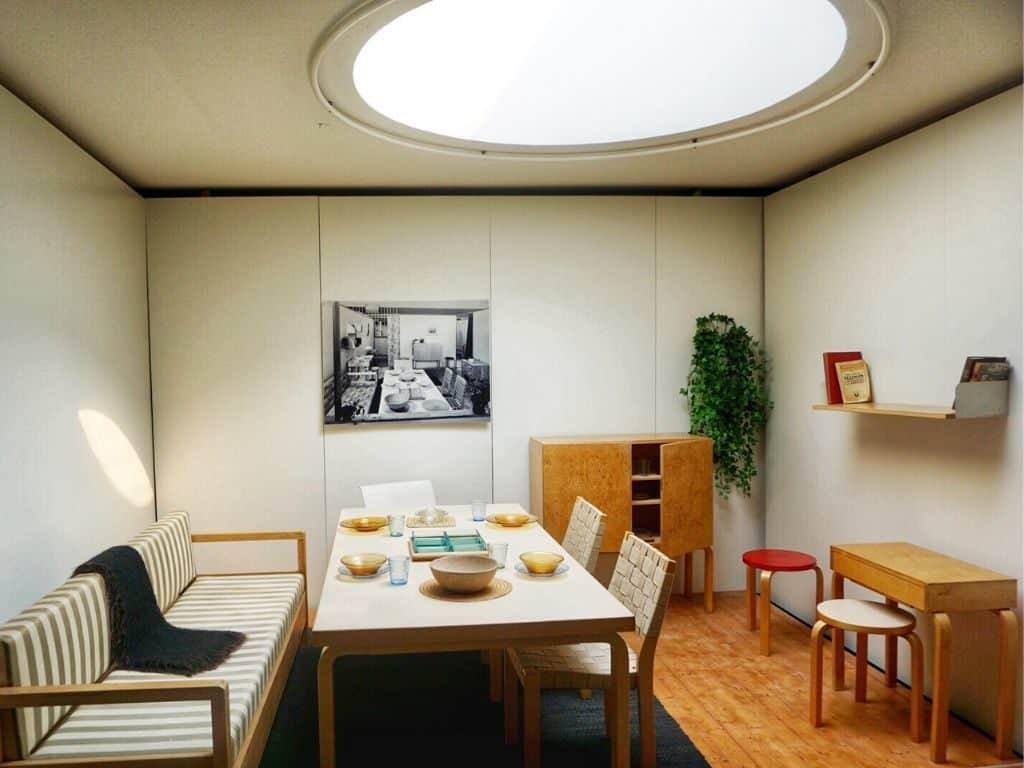 The interior examples at Alvar Aalto Museum by Her Finland blog