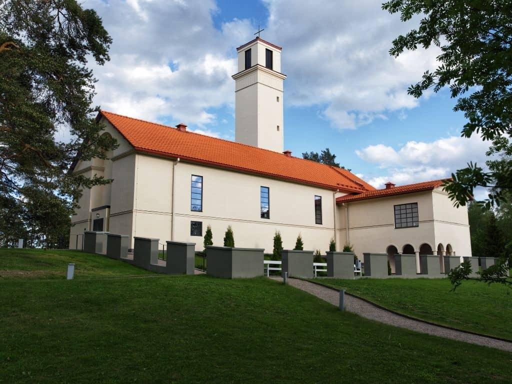 The beautiful Muurame Church by Alvar Aalto is a great place to visit!