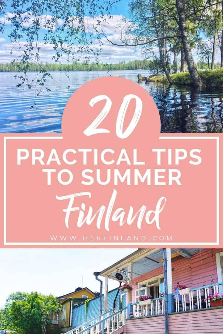 This Finland summer guide by local tells you everything you need to know about summer in Finland #summerfinland