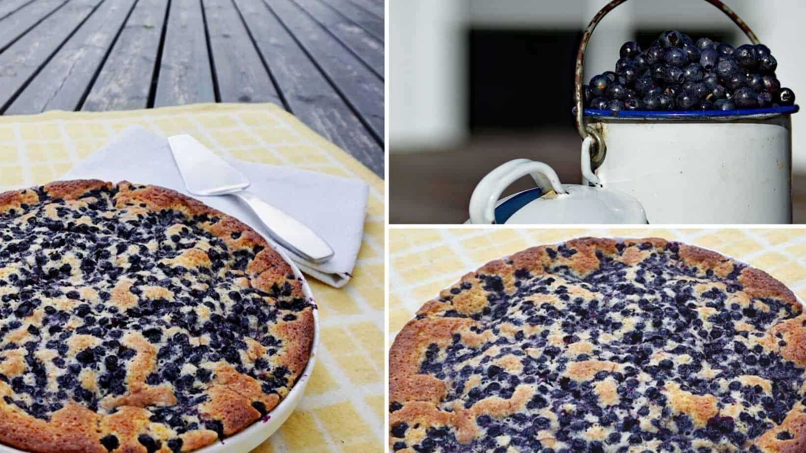 Finnish blueberry pie and easy recipe for it! By Her Finland blog