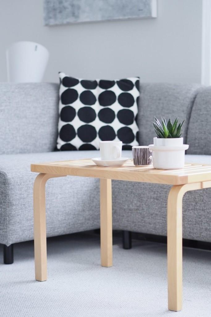 Modern Finnish Home Decor wooden stool