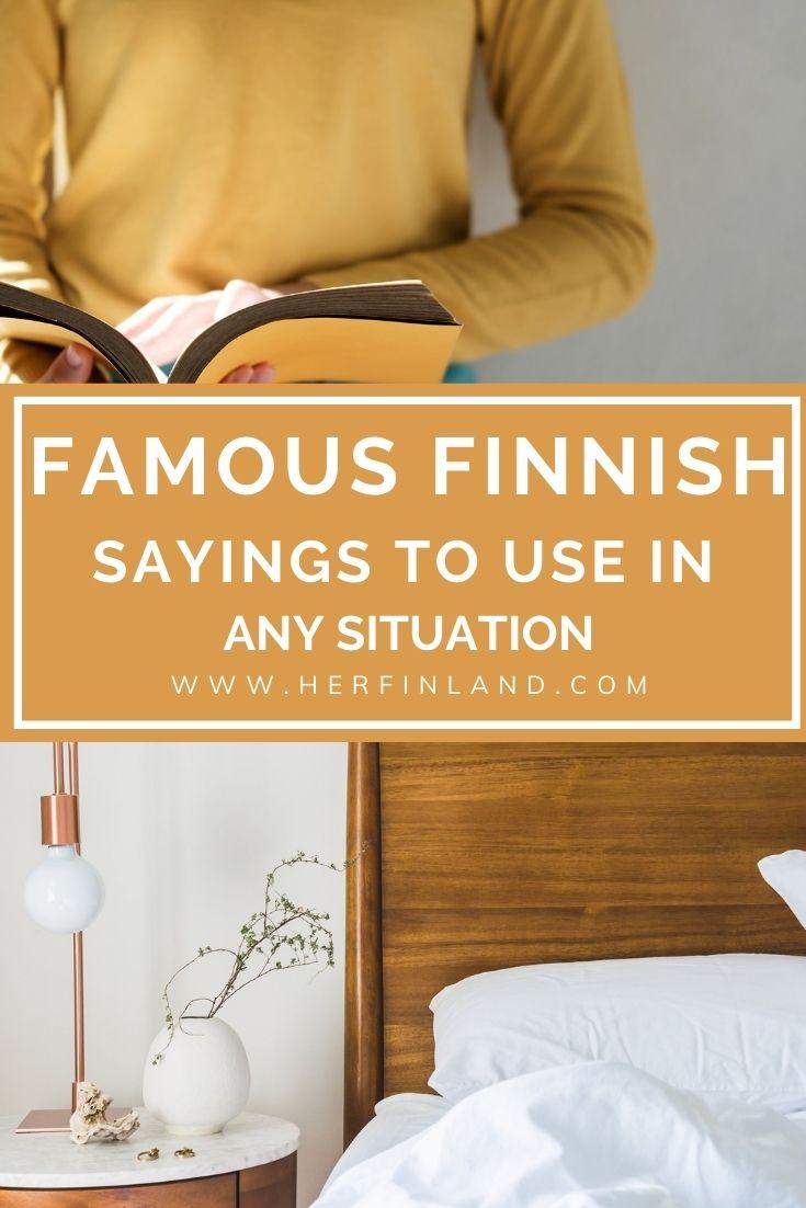 Popular Finnish Sayings 