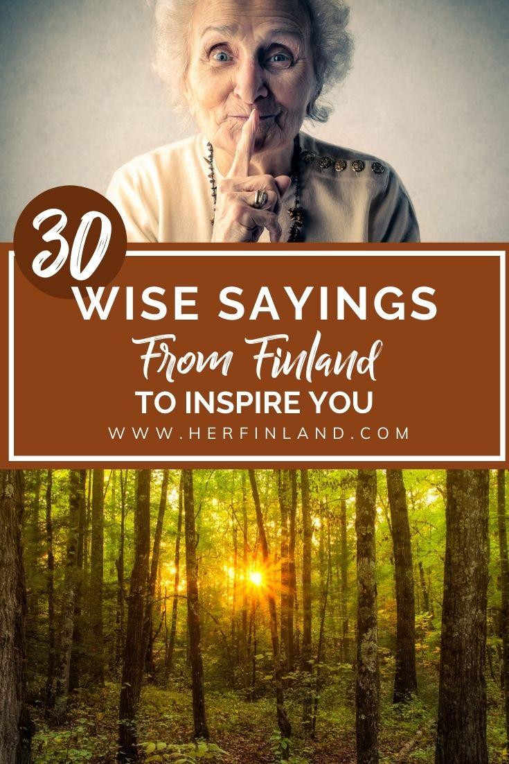 Popular Finnish Sayings 