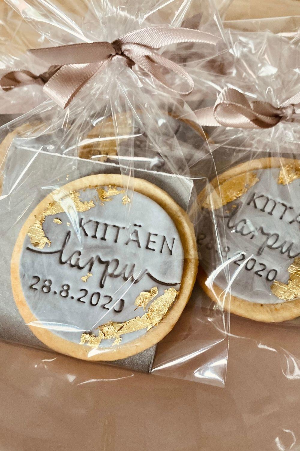 Lapland wedding favors couture cookies