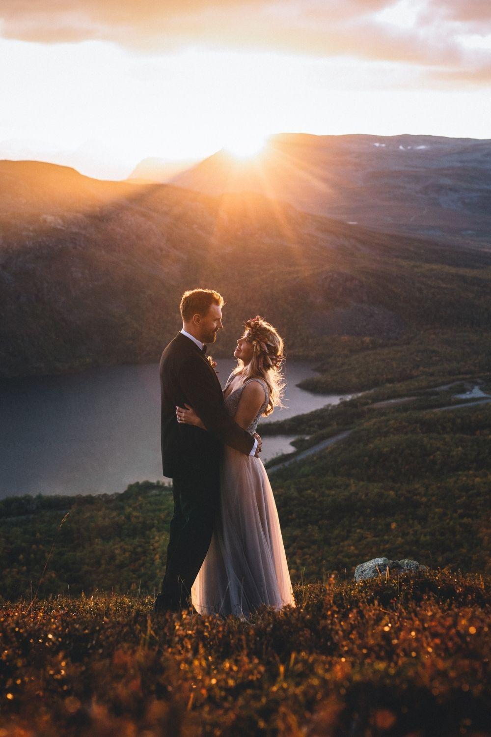 Mountain Lapland wedding 
