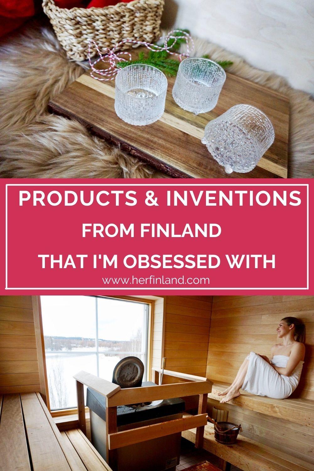 Finnish glassware and Finnish sauna