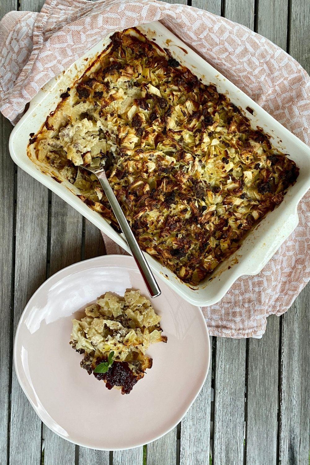 Finnish cabbage casserole recipe