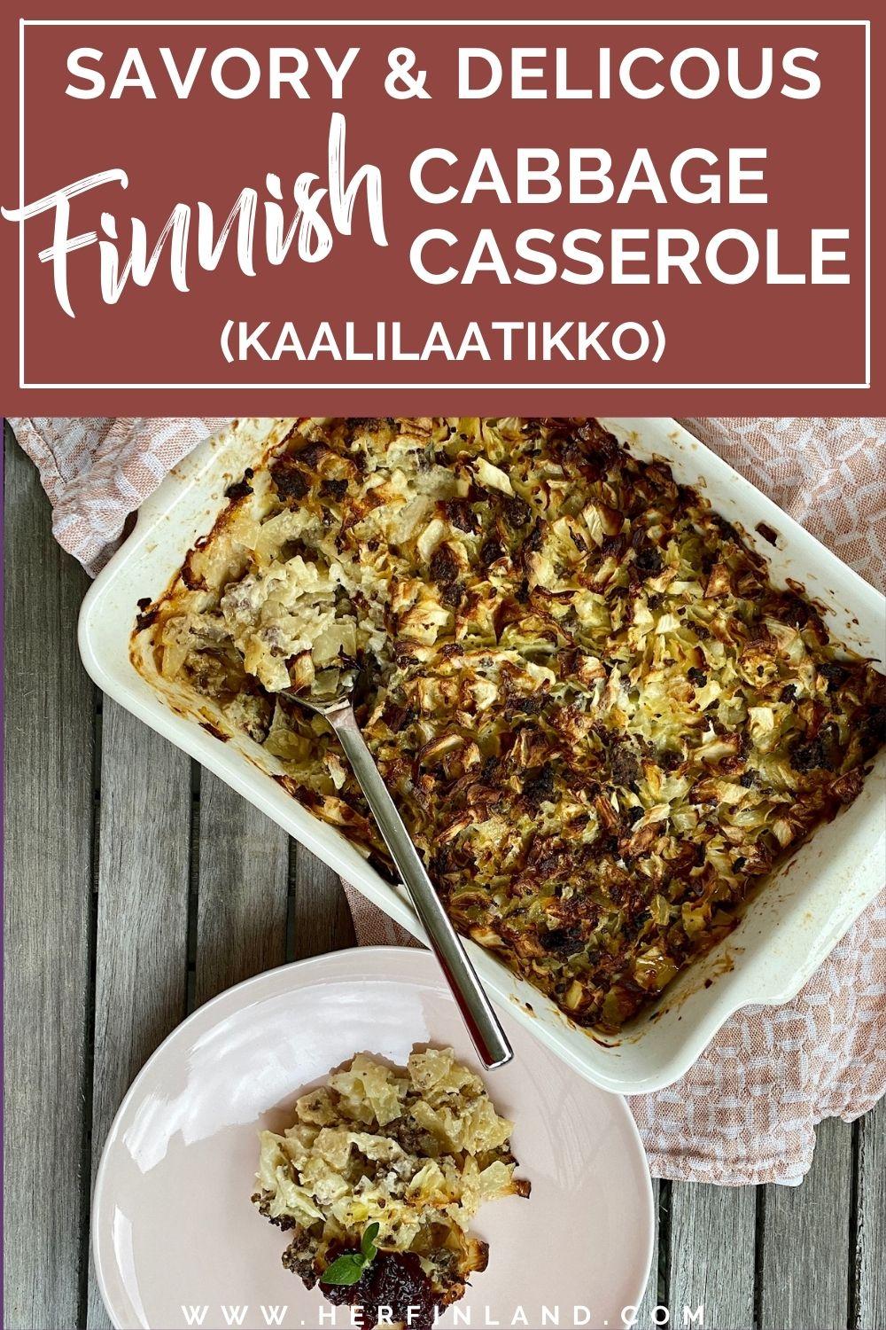 Finnish cabbage casserole recipe Finnish cabbage casserole recipe