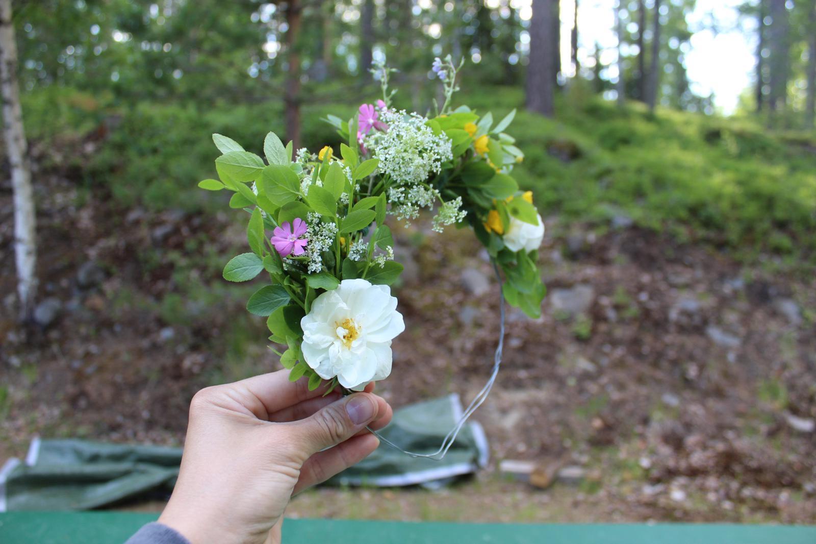 midsummer flower crown