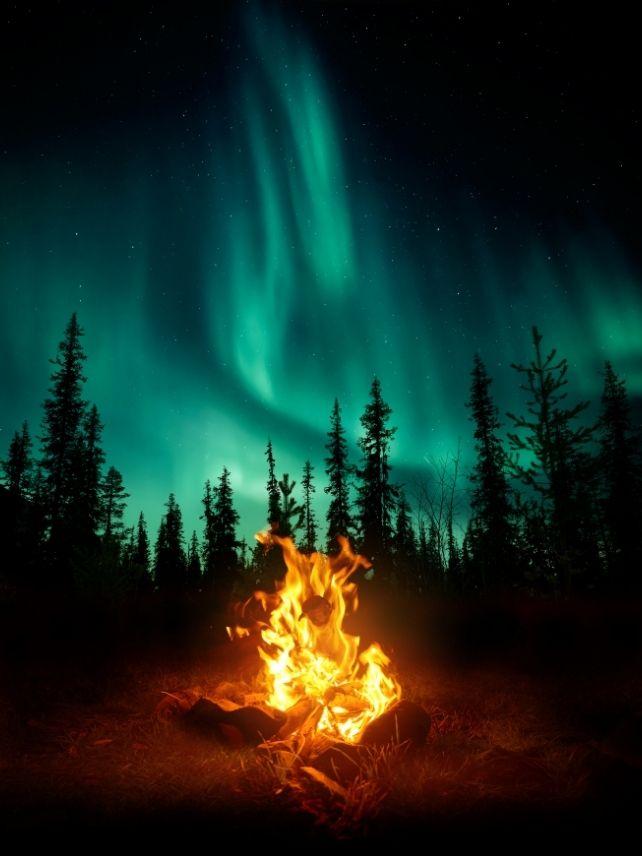 Northern lights in Finland