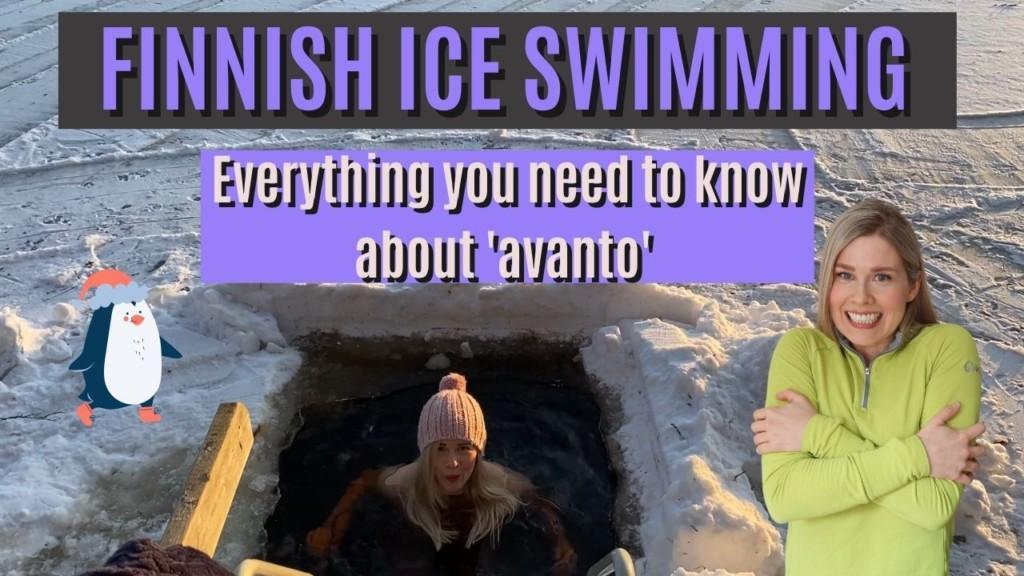 Finnish ice swimming