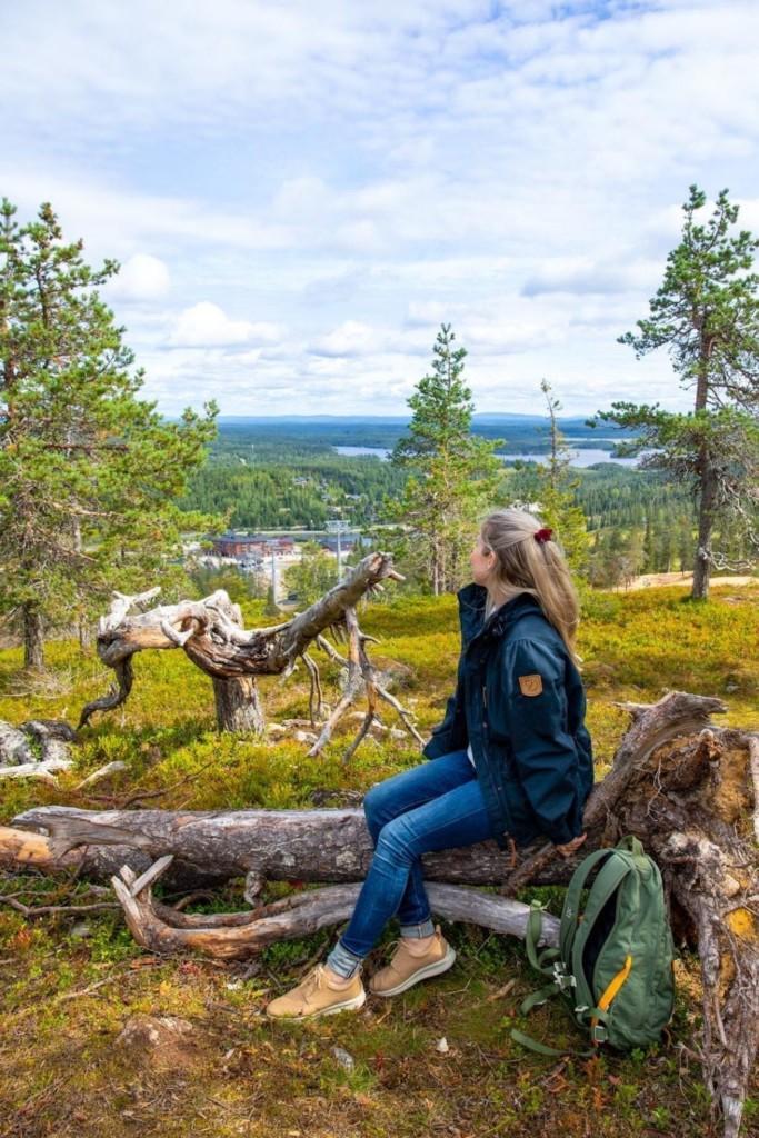 hiking in summer in finland