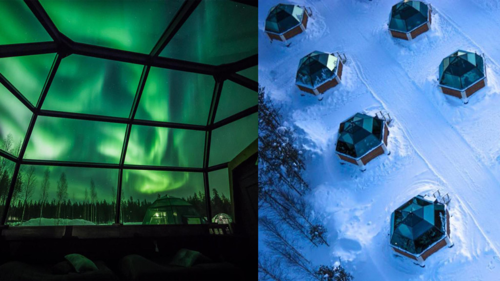 Arctic SnowHotel and Glass Igloos in Rovaniemi, Lapland