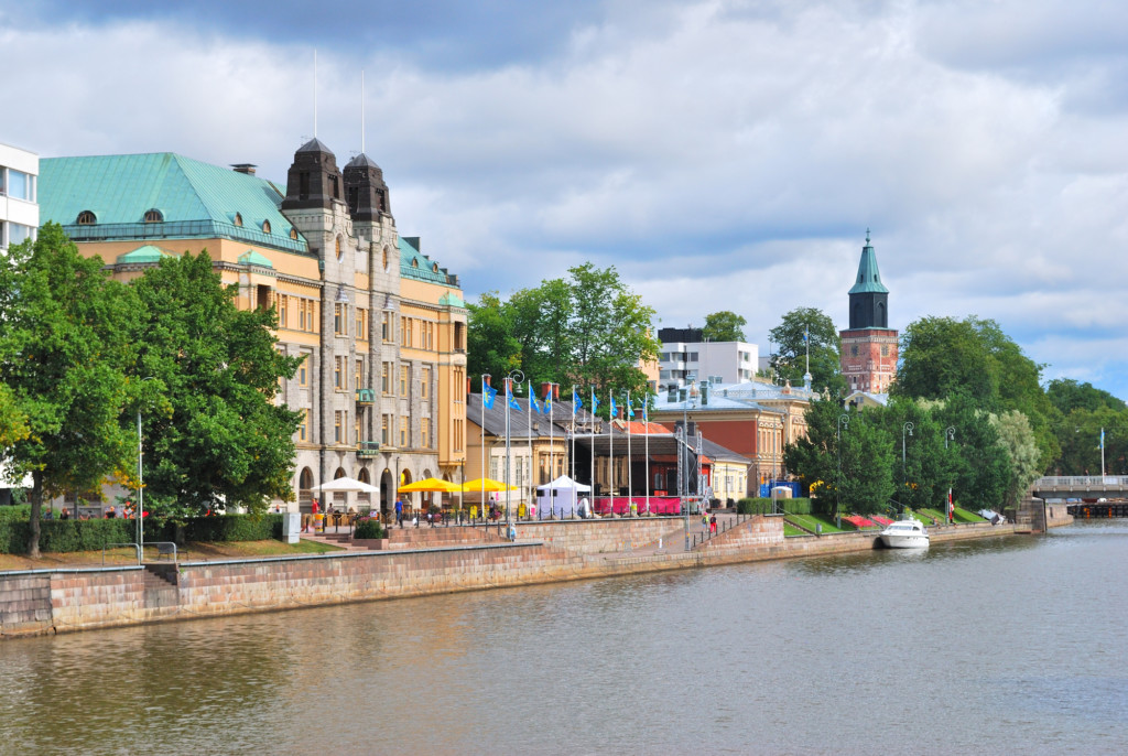Turku city view