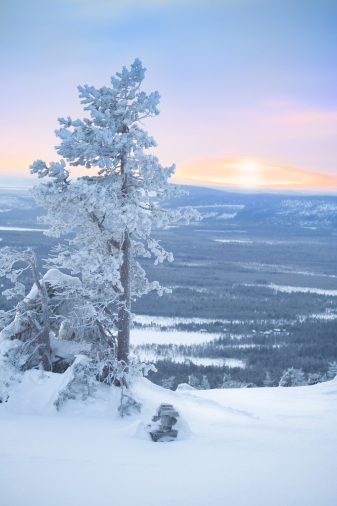 Snowy winter Finland