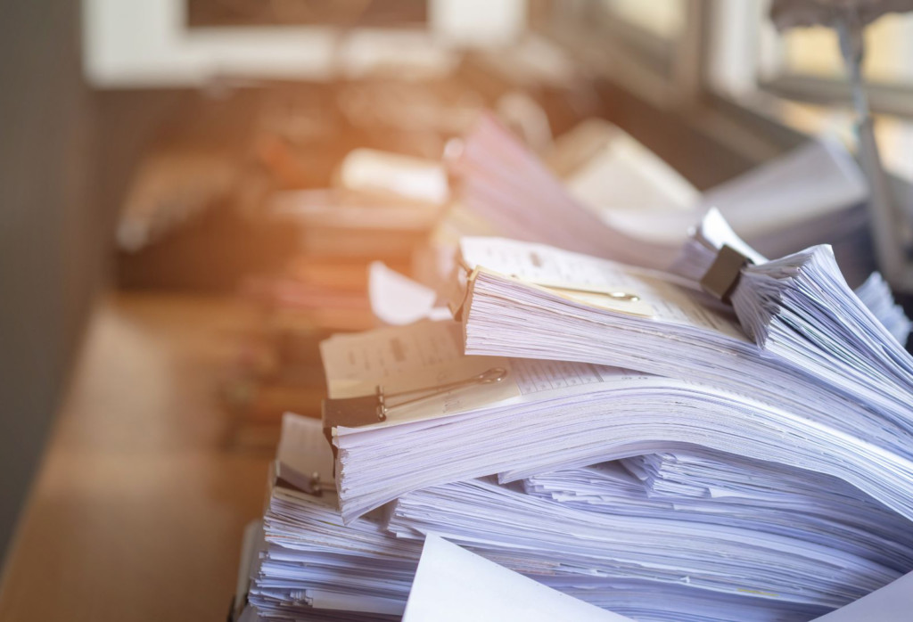 Bureaucracy paperwork forms Finland